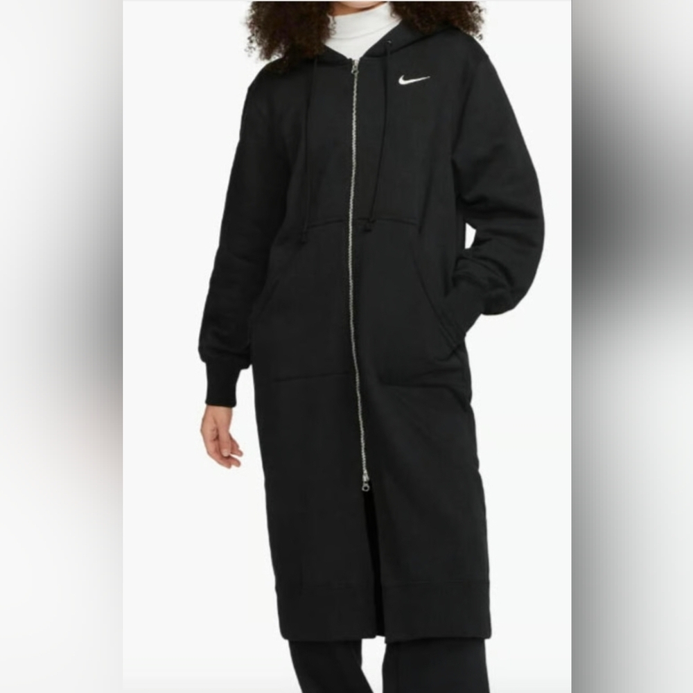 Nike Phoenix Fleece Oversized Long Zip Hoodie